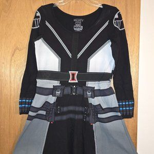 MCU Marvel Black Widow Dress - long sleeve
